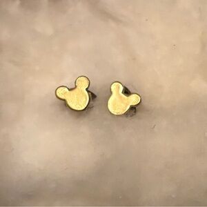 Mickey Mouse Stud Earrings for Women or Kids Costume Jewelry Gold Colour